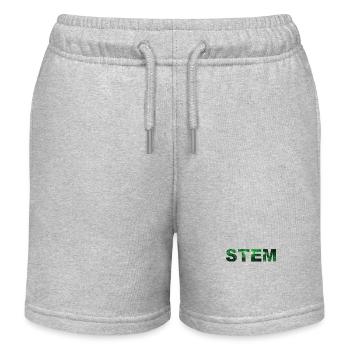 Digitale Matrix STEM Design Digital Matrix STEM - Kinder Organic Joggingshorts Mini Bolter von Stanley/Stella - Grau meliert - Vorne