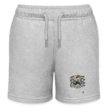 Retro Tube Boy – Can't Catch Me - Kids Organic Sweat Shorts by Stanley/Stella - heather grey - Front