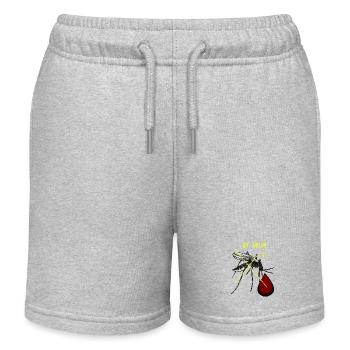 Moustiques chasse moustiques insectes suceurs de sang sang - Short de jogging enfant bio Stanley/Stella - gris chiné - Devant