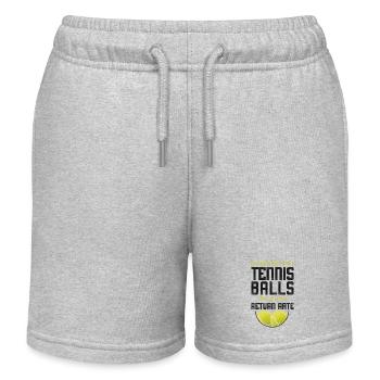 Funny Tennis Player Racket Pun - Kinder Organic Joggingshorts Mini Bolter von Stanley/Stella - Grau meliert - Vorne