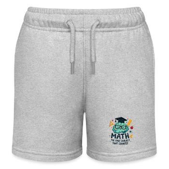 MATHEMATIK - Kinder Organic Joggingshorts Mini Bolter von Stanley/Stella - Grau meliert - Vorne