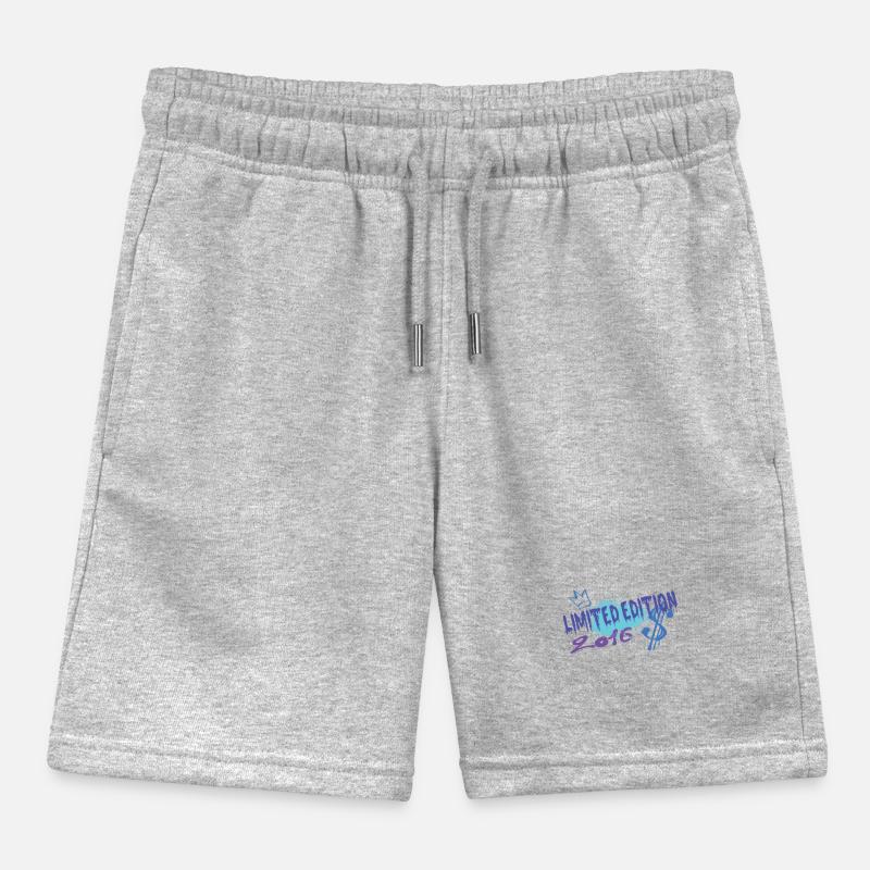 Edition Limitée 2016 Anniversaire 2016 Naissance Short de jogging enfant bio Stanley/Stella