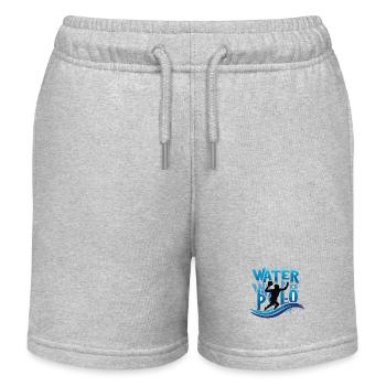 Water Polo Wasserpolo Wasserball Ballsport - Kinder Organic Joggingshorts Mini Bolter von Stanley/Stella - Grau meliert - Vorne