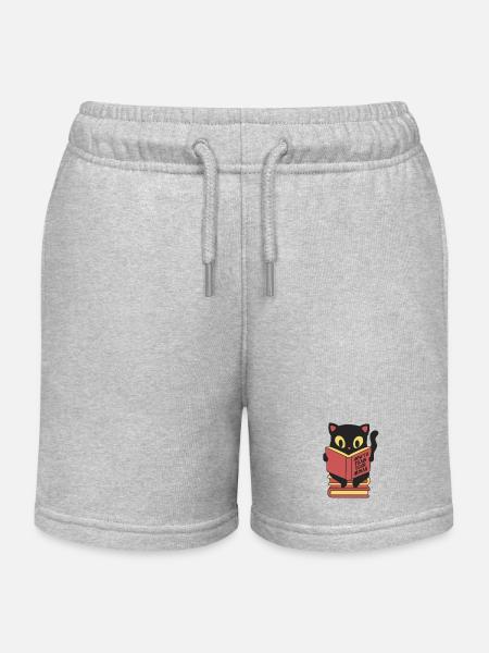 u uw mens kunt trainen - Kinder sweatshort biologisch Stanley/Stella - grijs gemêleerd