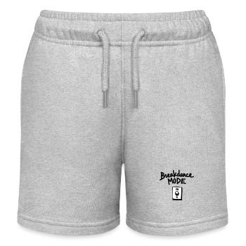 Breakdance Mode On Breakdance Breakdancing - Kinder Organic Joggingshorts Mini Bolter von Stanley/Stella - Grau meliert - Vorne
