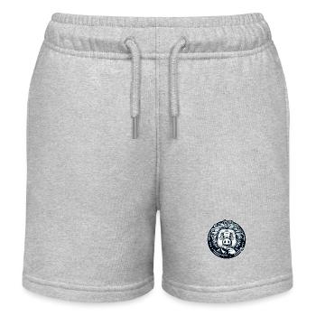 Albert Schweinstein das Genie - Kinder Organic Joggingshorts Mini Bolter von Stanley/Stella - Grau meliert - Vorne