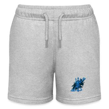 KETTEN UM DEN DREIZACK GEWICKELT - Kinder Organic Joggingshorts Mini Bolter von Stanley/Stella - Grau meliert - Vorne