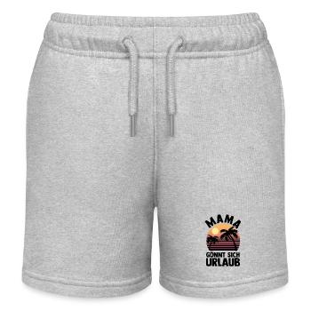 Vacancier Mère Maman - Short de jogging enfant bio Stanley/Stella - gris chiné - Devant