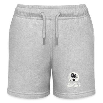 WILLKOMMEN IN DER GEISTERWELT - Kinder Organic Joggingshorts Mini Bolter von Stanley/Stella - Grau meliert - Vorne