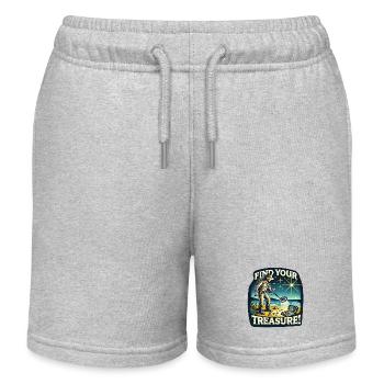 METALLDETEKTOREN - Kinder Organic Joggingshorts Mini Bolter von Stanley/Stella - Grau meliert - Vorne