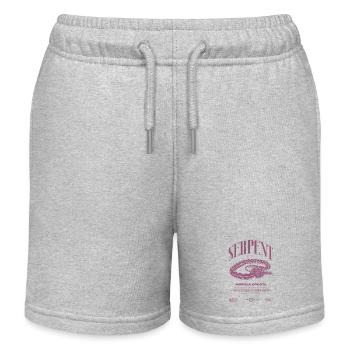 Teppich Python Moderne Reptile Keeper Streetwear - Kinder Organic Joggingshorts Mini Bolter von Stanley/Stella - Grau meliert - Vorne