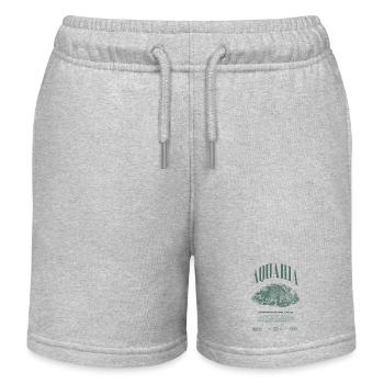 Oscar Fish Keeper Moderne Streetwear - Kinder Organic Joggingshorts Mini Bolter von Stanley/Stella - Grau meliert - Vorne