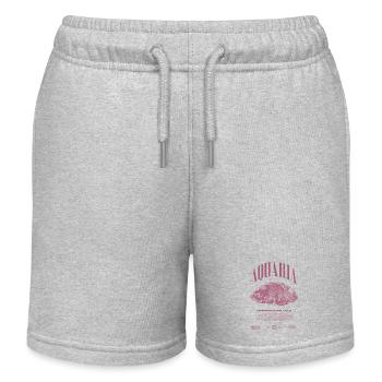 Oscar Fish Keeper Moderne Streetwear - Kinder Organic Joggingshorts Mini Bolter von Stanley/Stella - Grau meliert - Vorne