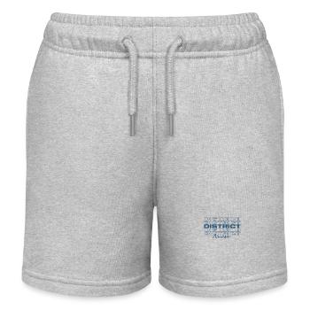 District Nurse Medical Nurses Stylish - Kids Organic Sweat Shorts by Stanley/Stella - heather grey - Front