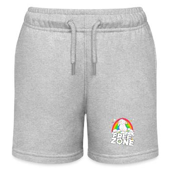 Free Zone Ostern - Kinder Organic Joggingshorts Mini Bolter von Stanley/Stella - Grau meliert - Vorne