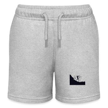 Trail Runner Cross Trail Bergläufer - Kinder Organic Joggingshorts Mini Bolter von Stanley/Stella - Grau meliert - Vorne
