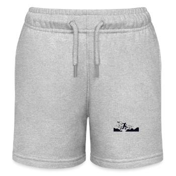 Trail Runner Cross Trail Bergläufer - Kinder Organic Joggingshorts Mini Bolter von Stanley/Stella - Grau meliert - Vorne
