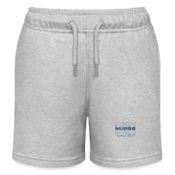 Infirmière en soins intensifs Infirmières médicales élégantes - Short de jogging enfant bio Stanley/Stella - gris chiné - Devant