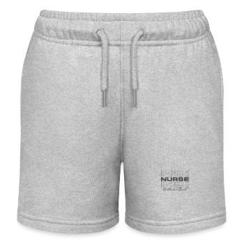 Infirmière en soins intensifs Infirmières médicales élégantes - Short de jogging enfant bio Stanley/Stella - gris chiné - Devant