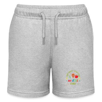 ESL-Lehrer ESL Unterricht - Kinder Organic Joggingshorts Mini Bolter von Stanley/Stella - Grau meliert - Vorne