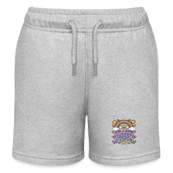 Queef Queen Queefed Humor für Erwachsene Queefing - Kinder Organic Joggingshorts Mini Bolter von Stanley/Stella - Grau meliert - Vorne