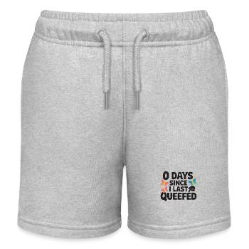 Queef Queen Queefed Humour adulte Queefing - Short de jogging enfant bio Stanley/Stella - gris chiné - Devant