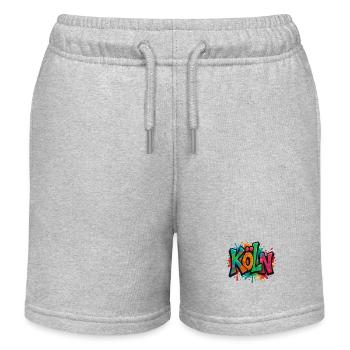 Cologne - Short de jogging enfant bio Stanley/Stella - gris chiné - Devant