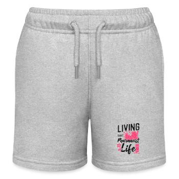 Technicien en pharmacie - Short de jogging enfant bio Stanley/Stella - gris chiné - Devant