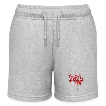 bad 2025 - Kinder Organic Joggingshorts Mini Bolter von Stanley/Stella - Grau meliert - Vorne