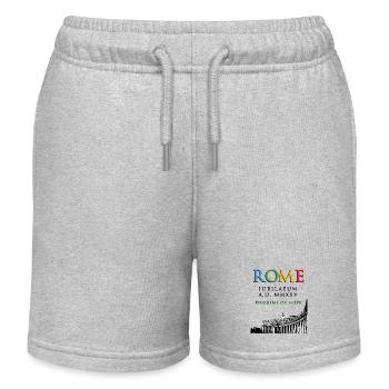 Rom 2025 JubileePilger der Hoffnung Englischer Klassiker - Kinder Organic Joggingshorts Mini Bolter von Stanley/Stella - Grau meliert - Vorne