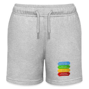 Rom 2025 Deutsches Jubiläum Jubiläumshymne - Kinder Organic Joggingshorts Mini Bolter von Stanley/Stella - Grau meliert - Vorne