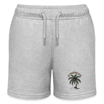 Vacation Club Summer Festival Vacation Beach Vacation - Kids Organic Sweat Shorts by Stanley/Stella - heather grey - Front