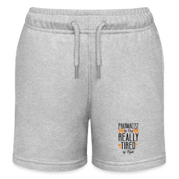 Technicien en pharmacie - Short de jogging enfant bio Stanley/Stella - gris chiné - Devant