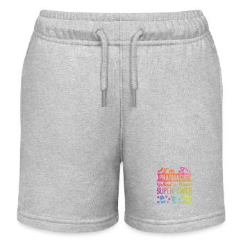 Pharmacy Tech Technician - Kinder Organic Joggingshorts Mini Bolter von Stanley/Stella - Grau meliert - Vorne
