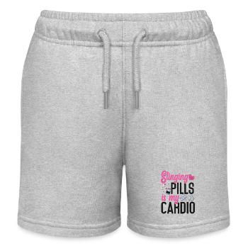 Technicien en pharmacie - Short de jogging enfant bio Stanley/Stella - gris chiné - Devant