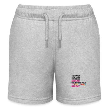 Pharmacy Tech Technician - Kinder Organic Joggingshorts Mini Bolter von Stanley/Stella - Grau meliert - Vorne