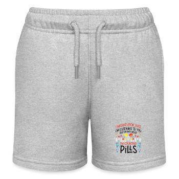 Technicien en pharmacie - Short de jogging enfant bio Stanley/Stella - gris chiné - Devant