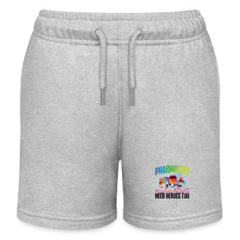 Pharmacy Tech Technician - Kinder Organic Joggingshorts Mini Bolter von Stanley/Stella - Grau meliert - Vorne