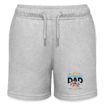 Pharmacy Tech Technician - Kinder Organic Joggingshorts Mini Bolter von Stanley/Stella - Grau meliert - Vorne