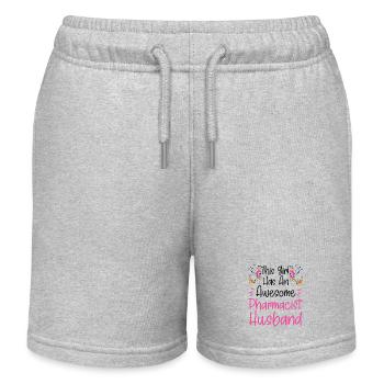 Technicien en pharmacie - Short de jogging enfant bio Stanley/Stella - gris chiné - Devant