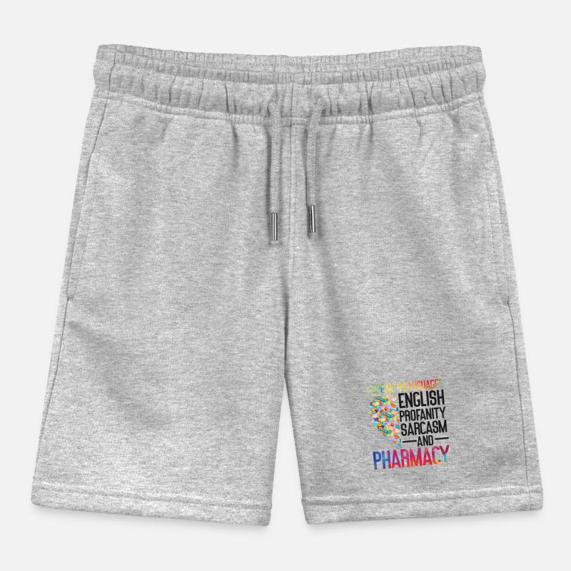 Pharmacy Tech Technician Kids Organic Sweat Shorts by Stanley/Stella