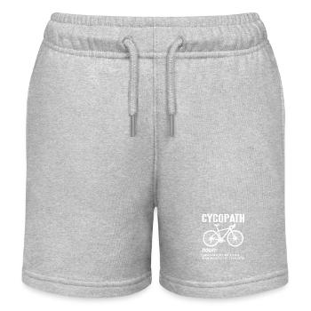 Cycopath Definition Chronic Cyclist Humor - Kinder Organic Joggingshorts Mini Bolter von Stanley/Stella - Grau meliert - Vorne