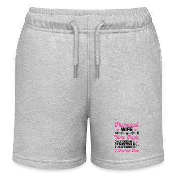 Technicien en pharmacie - Short de jogging enfant bio Stanley/Stella - gris chiné - Devant
