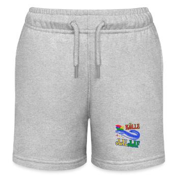 Kölle Aalaaf - Jecker Aal mit Narrenkappe Kostüm - Kinder Organic Joggingshorts Mini Bolter von Stanley/Stella - Grau meliert - Vorne