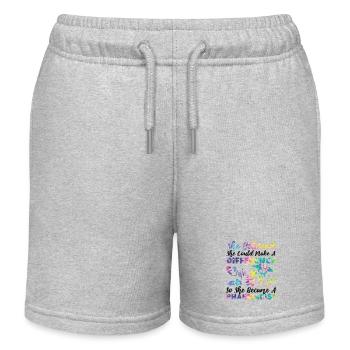 Technicien en pharmacie - Short de jogging enfant bio Stanley/Stella - gris chiné - Devant