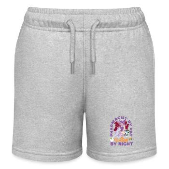 Technicien en pharmacie - Short de jogging enfant bio Stanley/Stella - gris chiné - Devant