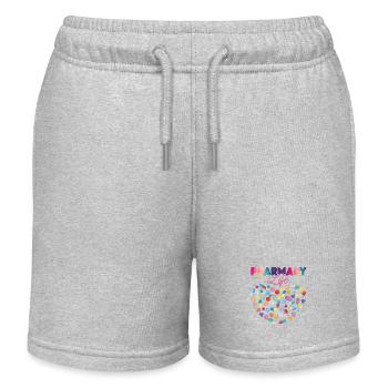 Pharmacy Tech Technician - Kinder Organic Joggingshorts Mini Bolter von Stanley/Stella - Grau meliert - Vorne