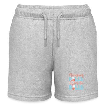 Technicien en pharmacie - Short de jogging enfant bio Stanley/Stella - gris chiné - Devant