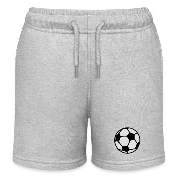 Soccer - Kids Organic Sweat Shorts by Stanley/Stella - heather grey - Front