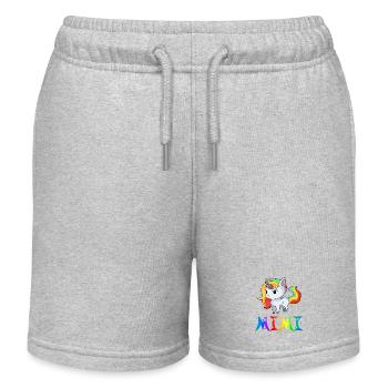 Unicorn Mimi - Short de jogging enfant bio Stanley/Stella - gris chiné - Devant